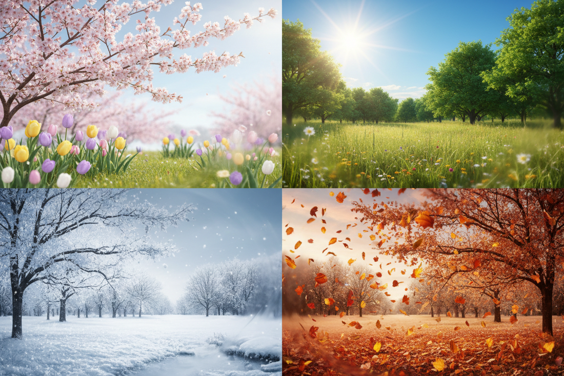 summer image fall, spring and winter 